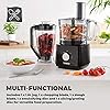 Tower-T18007BLK-Food-Processor-and-Blender-with-2L-Mixing-Bowl-18L-Jug-2-Speed-Settings-and-Pulse-Function-750W-Black-Plastic Tower T18007BLK Food Processor and Blender with 2L Mixing Bowl, 1.8L Jug, 2 Speed Settings and Pulse Function, 750W…