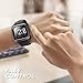 Clayco Fitbit Versa Band, [Hera Series] Shock Resistant Bumper Frame Case with Strap Bands for Fitbit Versa Sports Replacement Smart Fitness Watch Wristband (Black)