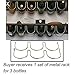 Wallniture Under Cabinet Durable Iron Wine Storage Rack for 3 Liquor Bottles (Gray)