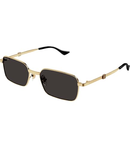 Amazon.com: Gucci Sunglasses GG 1495 S- 001 Gold/Grey