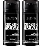 Redken Brews Dishevel Medium Control Fiber Cream 3.4 oz. Pack of 2