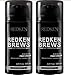 Redken Brews Dishevel Medium Control Fiber Cream 3.4 oz. Pack of 2
