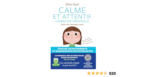 Calme Et Attentif Comme Une Grenouille Le Premier Livre De Meditation Pour Les Enfants De 5 A 10 Ans Cd French Edition Eline Snel Marc Boutavant Illustrations Jacques Van Rillaer
