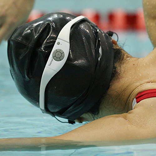 Tayogo Waterproof Mp3 Player for Swimming, IPX8 8GB Swimming Headset, Silicone Coated Waterproof Music Player, 20H Playing time, Underwater Mp3 Player Perfect for Swimming