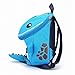 WEN FEIYU Little Kids Backpack 3D small dinosaur School school bag (blue)