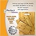 Bamboo Cutting Boards Set of 3 Durable Thick Strong Premium Eco-friendly Wood - Kitchen Chopping Chicken, Meat, Bread, Vegetables, Fruit, Cheese. Brand: Perfect Life Ideas -Tm