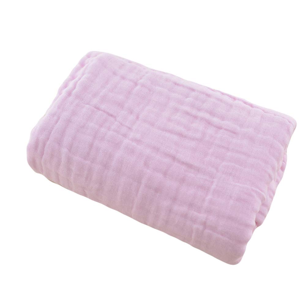 G-Tree Swaddle Blanket Newborn,Muslin 6 Layer Multi Use Baby Towel & Blanket - 41 x 41 Inch, Pink