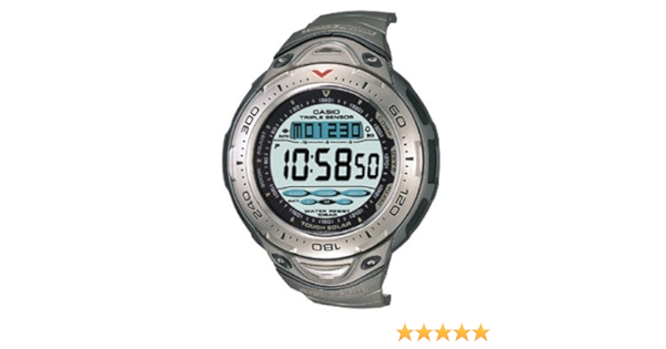 Amazon.com: Casio Men's SPF70T-7V Sea Pathfinder Solar Titanium Watch :  Clothing, Shoes \u0026 Jewelry