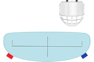 Anti-Fog Film for Hockey Visor Helmet Full Face Shield - Anti-Fog Hockey Visor Insert,Prevent Visor from Fogging Up,Defogger 