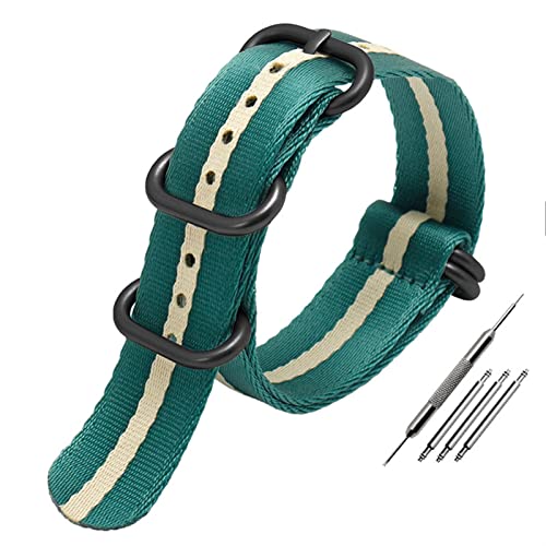 nylon for OMG Canned 007 wristband multicolour Soft silky bracelet 20mm 22mm canvas straps