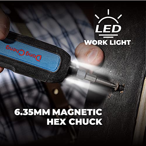 DongCheng 4 V Akku-Schraubendreher-Kit mit 8-teiligen magnetischen 2\