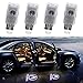 Grolish 4 Piece Auto Door Logo Projector Car Door Lights Door Step Courtesy Light for Acura