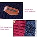 Yvechus 3 in 1 Winter Beanie Hat Scarf and Gloves Set Warm Knit Hat Thick Fleece Lined for Women (In Vogue Wine Red)