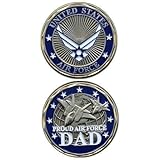 U.S. Air Force Proud Air Force Dad Challenge Coin
