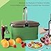 Insulated Picnic Basket Cooler Bag 22L for Camping BBQ Outdoor Sports (Green)