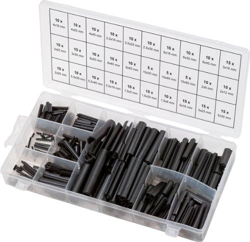 KS Tools 970.0020 Roll Pins Assortment, Silver