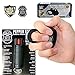 Streetwise Sting Ring 18 Million Volt Stun Gun & Police Magnum OC-17 Pepper Spray Bundle, Perfect for Holiday Giving - Black