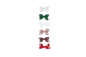 Mud Pie Grosgrain Holiday Bitty Bows, Multi