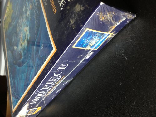 1995 Bill Bell "The Road To Christmas" Glow-In-The-Dark Jigsaw Puzzle 1000 pieces