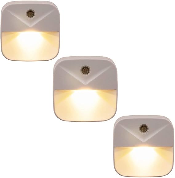 Juego de 3 luces LED de noche para niños, lámpara de noche para