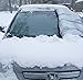 SnowOFF Camo Print Car Windshield Snow Cover Automotive Hood Covers Sun Shade Protector - Windproof Straps, Wings, Suction Cups, Magnets - Bonus Demist Cloth + Blanket - Winter Ice Rain Frost Guard