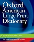 Oxford American Large Print Dictionary