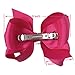XIMA 25pcs Baby Girl Grosgrain Ribbon 6'' Large Hair Bows With French Clips For Teens Kids Barette For Accessory (With French clip)