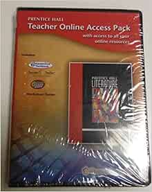 Prentice Hall Literature Teacher Online Access Pack Grade 8 (Pearson