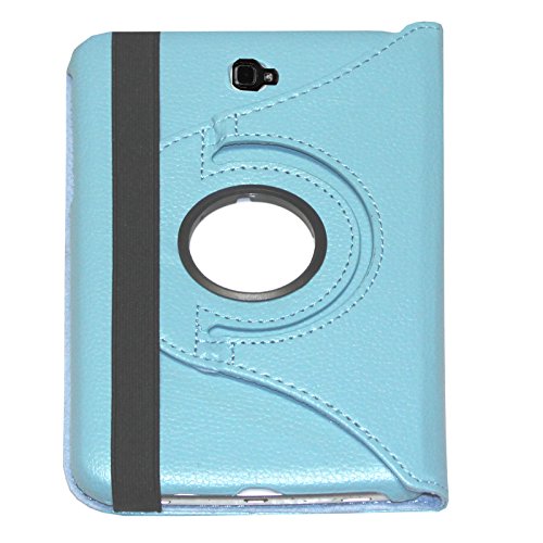 Case For Galaxy Tab A 10.1 - JYtrend Rotating Stand Case Cover For Samsung Galaxy Tab A 10.1-inch SM-T580 SM-T585 SM-T587 SM-T580N SM-T585N SM-T580NZKAXAR SM-T585NZKABTU SM-T587PZKASPR (Light Blue)