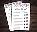 Large Purple Confetti Bridal Shower Game Pack (150-sheets) - 50 He Said She Said, 50 What's On Your Phone, 50 How Well Do You Know The Bride (Large Sheet Size)