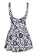 Sexyin Women's Swimdress Plus Size Swimwear Push up Bathing Suit