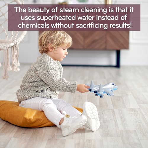H2O HD PRO Steam Mop and Handheld Steam Cleaner – for Floors, Carpets, Windows, Upholstery, Kitchens & Bathrooms