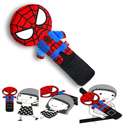 Seatbelt Pillow for Kids, Car Pillow Seat Belt Cushion Kids Seatbelt Spider Superhero Pillow, Car Seat Belt Covers Child SeatHead Rest Support Shoulder Pad, Seat Strap