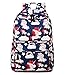 abshoo Cute Lightweight Unicorn Backpacks Elementary Girls Bookbags (Navy)