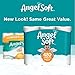 Angel Soft Toilet Paper, 6 Mega Rolls, 6 = 24 Regular Rolls, 484 sheets per roll - Packaging May Vary