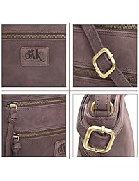 Bolso cruzado de cuero para mujer