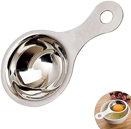 Stainless Steel Egg White Yolk Filter Separator Cooking Tool Dishwasher Safe Chef Kitchen Gadget