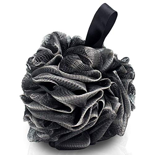 4 Packs Bath Loofahs-Eco-Friendly Carbonized Bamboo Bath Shower Sponge Mesh Pouf Loofahs Shower Ball Loofahs Bath Sponge-Exfoliate,Cleanse,Soothe Skin(60g/pcs) - Thumbnail 7