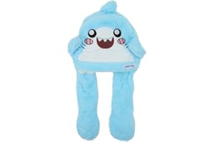 BIOWORLD LankyBox Thicc Shark Youth Moveable Ears Peruvian Beanie Hat