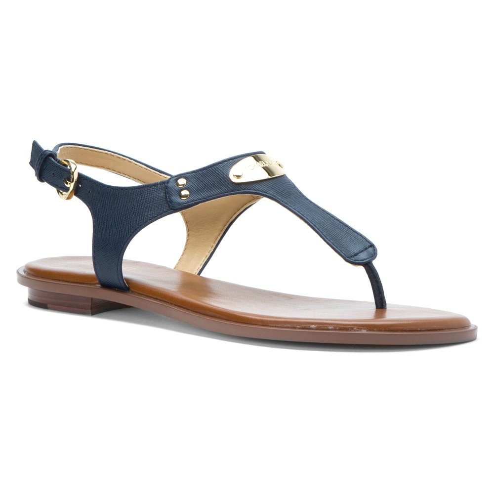 michael kors navy blue wedges