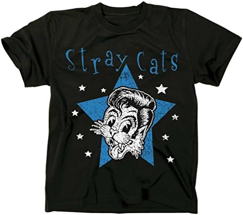 Stray Cats - Mens Star Cat T-Shirt