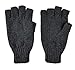 BRUCERIVER Men's Wool knitted with Thinsulate lining Fingerless Ragg Gloves Colour Anthra