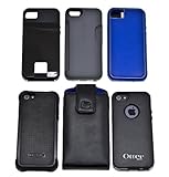 Apple iPhone 5 5s CASE123 MPS XLR Urban Oversized Genuine Leather Holster with Swivel Belt Clip for use with Rugged Cases