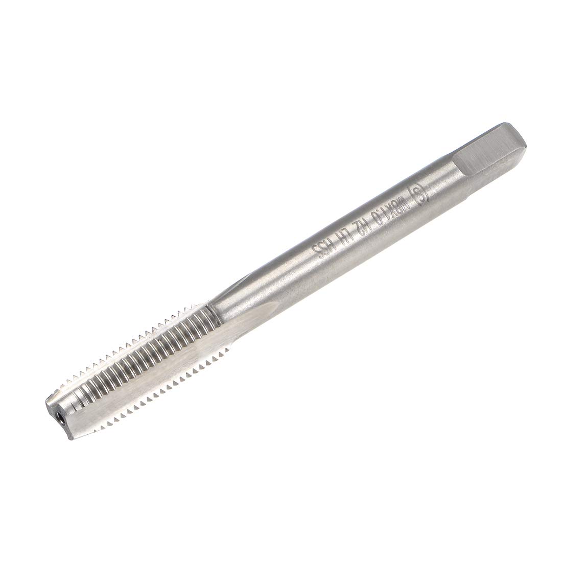 sourcing map Metric Machine Tap Left M8 Thread 1 Pitch H2 3 Flutes High Speed Steel