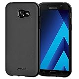 AMZER Pudding Slim Protective Shockproof TPU Soft Gel Case Thin Protective Cover for Samsung Galaxy A7 2017 SM-A720F - Black