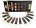 Acrylic Paint Set 12 Color Tubes Uses Include Metal, Canvas, Clay, Ceramic, Fabric,Wood and Craft. Non-Toxic, for Professional Artist, Beginners and Students, Quality Brush Paints