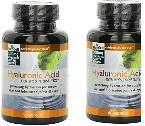 Neocell Hyaluronic Acid , 100 Mg, 60 Count (Pack of 2)