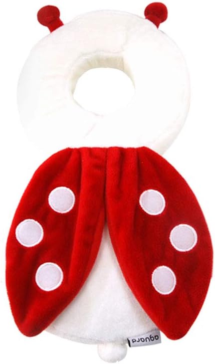 AGUARD IKOONG Baby Head Protector Protection Baby Toddlers Head Safety Soft Cushion Pad Prevent Baby Injury Suitable from 6months (Ladybug)
