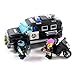 Police SWAT Vehicle and Black Motorcycle - Building Block Toy