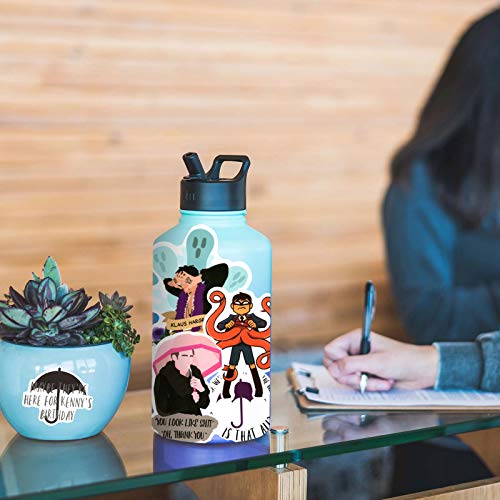 50Pcs The Umbrella Academy Stickers TV Show Comic Decal Vinyl Waterproof Sticker for Hydro Flask Laptop Water Bottle Gift for Kids Adult